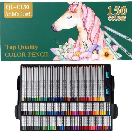 96 Pièces Crayon De Couleurs Professionnel Kit , Crayons Coloriage de Dessin  et Croquis Art Set, Pour Enfants, Adultes et Artistes